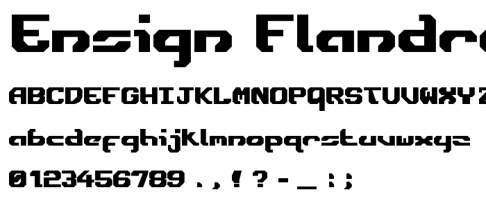 Ensign Flandry Bold font